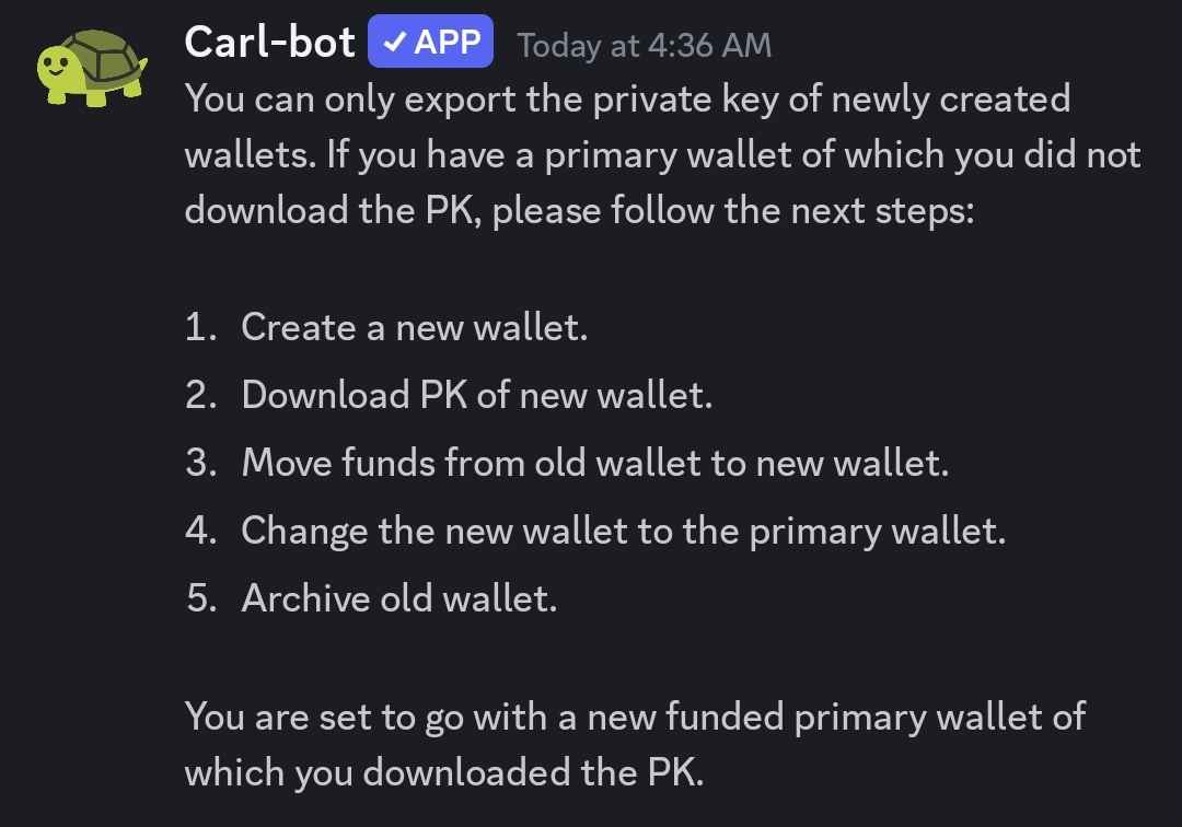 BullX Private Key Clarification #1